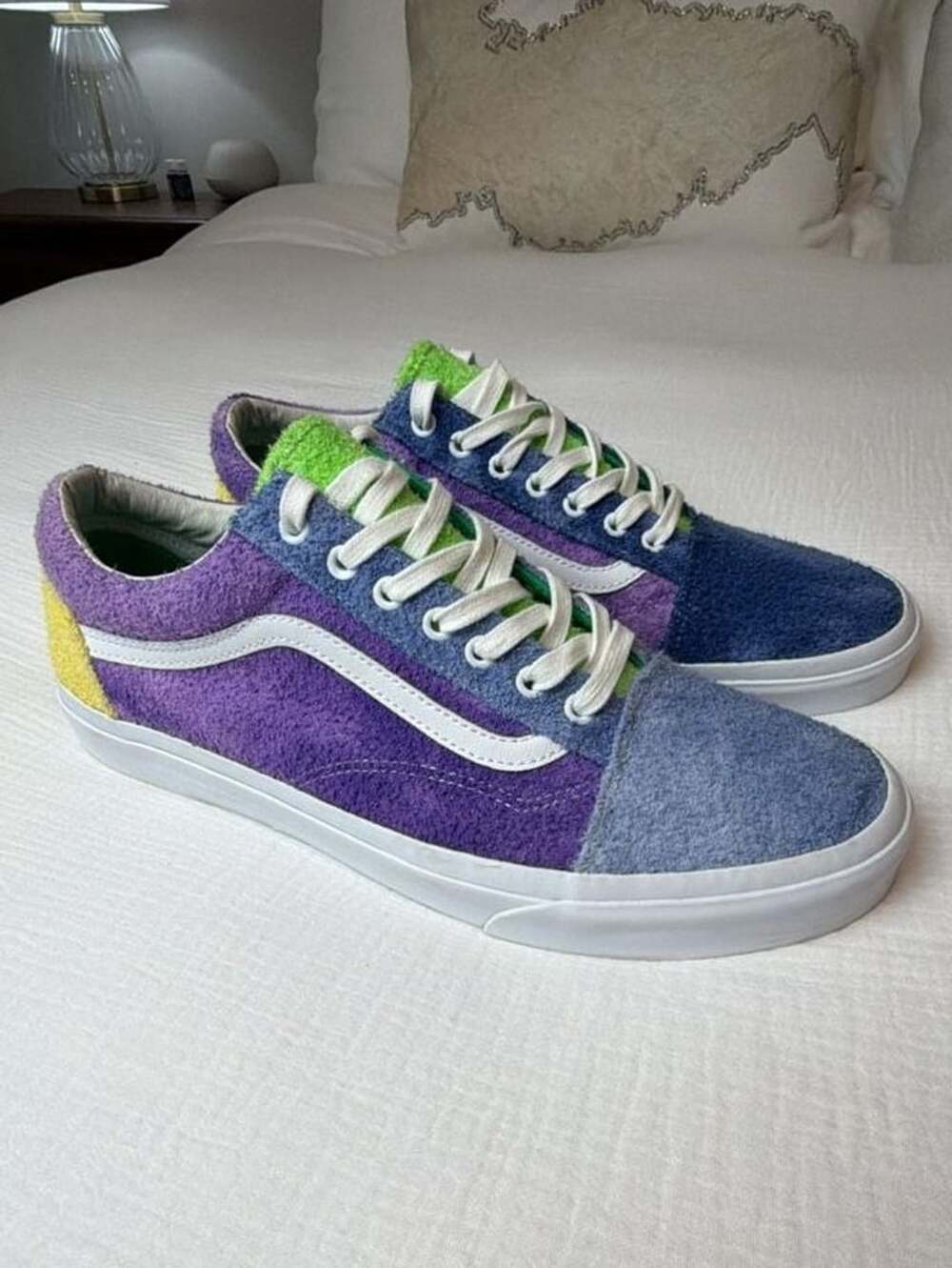 Vans Old Skool Anderson .Paak Ziti Hairy Suede Multicolor Skate Shoes